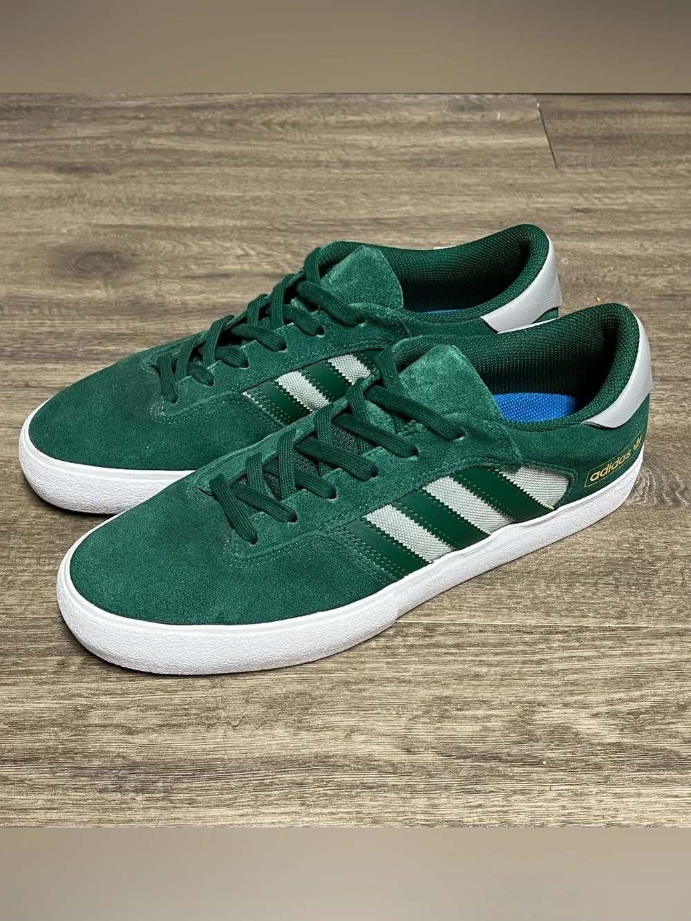 Adidas Matchbreak Super - Dark Green Suede - Men 10/Women 11 - JH5174